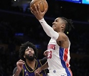 Pistons Lakers Basketball