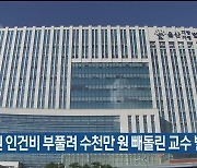 연구원 인건비 부풀려 수천만 원 빼돌린 교수 벌금형