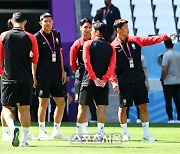 [포토] 에듀케이션 시티 스타디움 둘러보는 축구대표팀