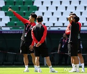 결전의 장소 찾은 축구대표팀