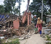 인도네시아 지진 현장