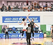 [JB포토] KBL D리그 1차대회 상무와 SK 경기 점프볼