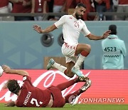 WCup Denmark Tunisia Soccer