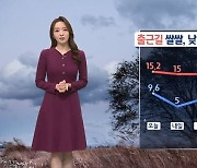 [날씨]내일 출근길 기온 뚝↓…밤사이 내륙 짙은 안개
