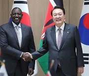 케냐 대통령 32년만에 방한…尹, 개도국 지원 확대 약속 지켰다