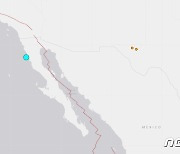 멕시코 바하 해안서 규모 6.2 지진…깊이 19km