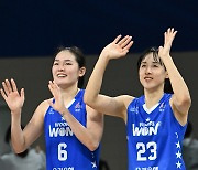 여자 프로농구 우리은행, 삼성생명에 41점 차 대승 '공동 선두'