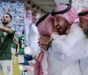 [2022 카타르] '비공식 부자 1위' 빈 살만, 사우디-아르헨전 승리에 '기쁨 포효'