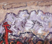[지상갤러리] 신현국, 산의울림, oil on canvas, 72.7×60.6, 2021