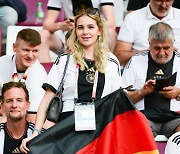 독일 미녀,'일본전 꼭 이겨주세요' [사진]