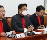 주호영 "국조 전 예산 처리 합의 지켜지길"…정진석 "예산 처리 중요"