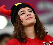 '벨기에' 응원하는 미녀 축구팬