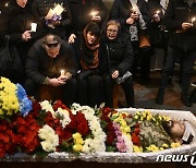 우크라이나 군인의 장례식