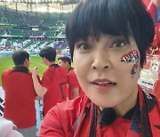 조혜련, 카타르 월드컵 현지 응원 나섰다 "대한민국, 가즈아!" [N샷]