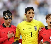 [카타르 LIVE] '골대가 한번 살렸다'… 한국, 행운 따랐어도 대등한 경기 속 '전반 0-0 무'