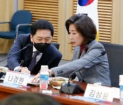 나경원, 김기현 공부모임서 기후대응 강연...연대설 선그어