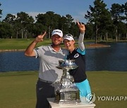 '세계 1위 女골프' 코다의 캐디, LPGA 챔피언과 결혼