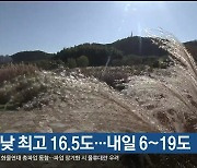 울산 오늘 낮 최고 16.5도…내일 6~19도