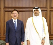 카타르 문화부 장관 면담한 박보균 장관