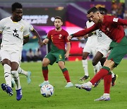 [월드컵] '호날두 선발' 포르투갈, 가나와 득점없이 전반 종료