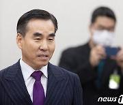 국회 공무직근로자 벌꿀 증정식 인사말하는 안상규 대표