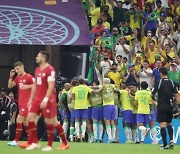 [2022 카타르] '영원한 우승 후보' 브라질 첫승, 세르비아 2-0 제압