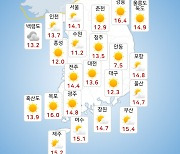 [날씨] 내일(26일) 새벽 중부·전북 비소식…낮부터 찬바람 기온 '뚝'