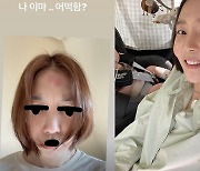 '임성빈♥' 신다은, 육아하다 이마에 무슨 일? …"부황 떴다고 해야"