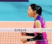 포효하는 김연경