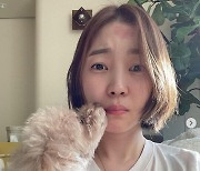 '임성빈♥' 신다은, 아들과 놀아주다가 이마 '퉁퉁' 무슨 일?