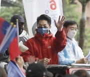 대만 지방선거 야당 승리…타이베이 시장은 장제스 증손자