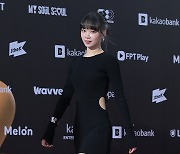 르세라핌 김채원, MMA 레드카펫 즐거워[포토엔HD]