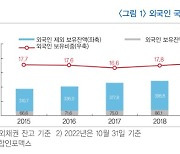 “외국인 국채 투자, 민간 자금조달 금리 하락 유도할 수 있어”