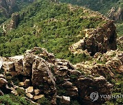 북한 금강산의 절경