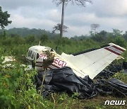 [포토] 과테말라에 추락한 소형 비행기