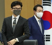 尹대통령 "한동훈 2차 가는 거 못봤다" 청담동 술자리 일축