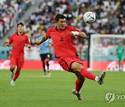 [1보] 김민재, 월드컵 가나전 선발 출격…최전방엔 조규성