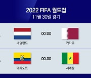 [2022월드컵] 오늘밤 개최국 카타르 자존심 지킬까…'앙숙' 이란-미국 대결도