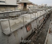 화물연대 집단운송거부에 멈춰선 시멘트 수송 열차