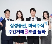 삼성증권, '美주식 주간거래' 누적거래액 3조 돌파