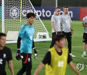 포르투갈과 3차전 준비하는 축구대표팀