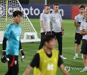 포르투갈과 3차전 준비하는 축구대표팀
