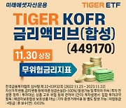 미래에셋운용, ‘TIGER KOFR금리액티브 ETF’ 신규 상장