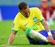 ‘발목 부상’ 네이마르, 조별리그 3차전도 결장…브라질 어쩌나