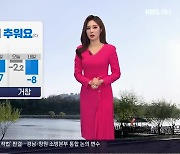 [날씨] 경남 내일 아침 오늘보다 더 추워요!…함안 -7도·거창 -8도