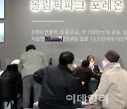 [포토]인파몰린 '올림픽파크 포레온' 모델하우스