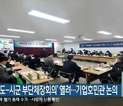 ‘강원도-시군 부단체장회의’ 열려…기업호민관 논의