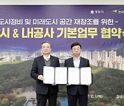 성남시-LH, 노후 1기 신도시 '도시 정비·미래도시 공간 재창조' 맞손