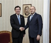 박형준 특사, 불가리아 대통령 면담···세계박람회 유치 지지 요청
