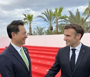 마크롱 프랑스 대통령 만난 장성민 미래전략기획관